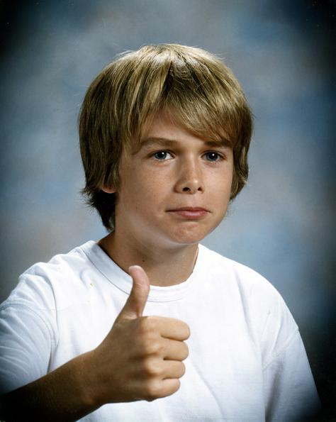 The thumbs up kid with Steve Buscemi s face and with 187368346